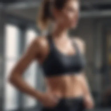 Exercise with Sweat Belt A person engaging in exercise while wearing a sweat belt