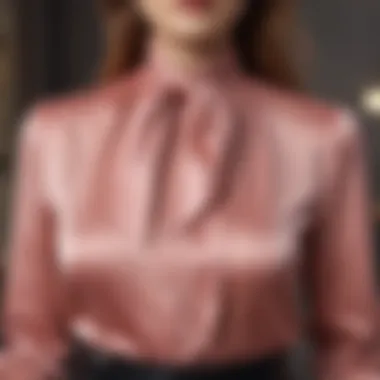 Styling the Satin Tie Neck Blouse Stylish outfit combinations featuring the satin tie neck blouse