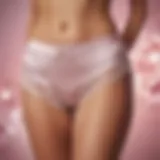 Luxurious silk Brazilian panties in soft lighting